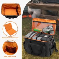 Sacs de rangement et sacs de transport pour le camping 5-en-1, tactiques, imperméables, grande capacité, toutes saisons, en polyester, avec fond rigide, design breveté