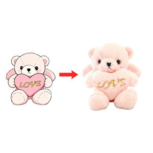 Di alta qualità personalizzare Mini stile Kawaii orsacchiotto giocattoli di peluche per bambini peluche peluche peluche regalo di san valentino - Product Image 1