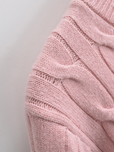 <span class=keywords><strong>Cardigan</strong></span> torsadé épais vintage pour femme 2024 automne hiver <span class=keywords><strong>style</strong></span> coréen - Product Image 3