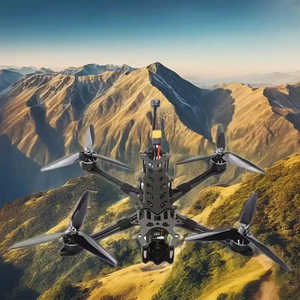 Nuevo Kit de drones de carreras Mark4 V2 con marco de fibra de carbono Micro FPV deportes de largo alcance 5/7/10/13 pulgadas VTX 2,5 W RUSHFPV cámara incorporada - Product Image 5