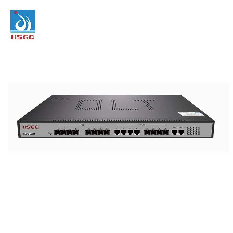 صانعة 8 PON Port Epon OLT تدعم FTTH ftb FTTX Network olt epon