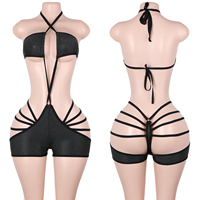 Ensemble de tenues de danse exotiques direct usine : Bodys, tenues de strip-teaseuse, design Slingshot, pour soirées néon, clubs et boîtes de nuit, ensembles de vêtements de danse sportifs
