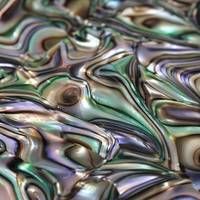 Feuille de cellulose inspirée de l'abalone, motif tourbillonnant multicolore, film irisé pour incrustations de guitares, instruments vintage et artisanat de luxe