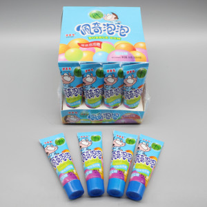 Dentifrice à bulles de <span class=keywords><strong>chewing</strong></span>-<span class=keywords><strong>gum</strong></span> en tube, saveur <span class=keywords><strong>Tutti</strong></span>-<span class=keywords><strong>frutti</strong></span>, halal, vente chaude, sur mesure, fabricant de <span class=keywords><strong>chewing</strong></span>-<span class=keywords><strong>gum</strong></span> en tube - Product Image 5