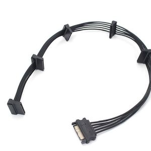 Tùy Chỉnh 60Cm SATA Dây Điện Một Để Năm Mở Rộng Cáp Ổ Cứng Dây Nịt - Product Image 1
