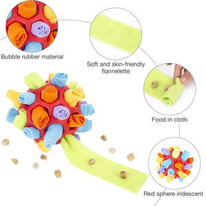 Giocattolo a Forma di Palla per Cani, Tappetino Interattivo per Foraggiamento, Dispenser di Premi per Cuccioli, Gioco Puzzle per Addestramento Cani - Product Image 3
