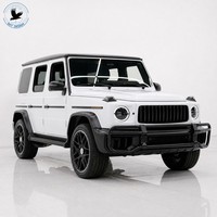 Pare-chocs avant en acier inoxydable noir piano pour Mercedes G63 W465 2025 2026, protection tout-terrain