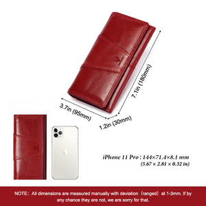 <span class=keywords><strong>Portafoglio</strong></span> HUMERPAUL per Donne in Vera Pelle, Pochette alla Moda Multifunzione con Protezione RFID per Telefono, <span class=keywords><strong>Carte</strong></span> <span class=keywords><strong>e</strong></span> <span class=keywords><strong>Monete</strong></span> - Product Image 4