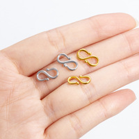 Acier inoxydable PVD plaqué or 18 carats résistant à la couleur M/S fermoir bracelet à bricoler soi-même collier connecteur de bobine fait à la main résultats de bijoux à bricoler soi-même
