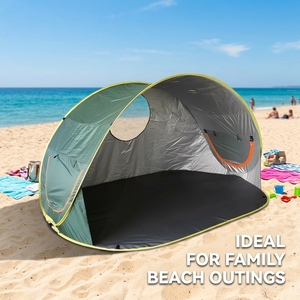 Custom Logo One Bedroom 2 Persons Sunshade Outdoor Family Camping Four-season Automatic Folding Children's Play <b>Tent</b> High - Product Image 6