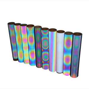 Giyim yazı yansıtıcı film rulo için gökkuşağı yansıtıcı vinil ısı transferi - Product Image 6