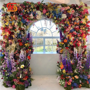 ดอกไม้ประดิษฐ์สำหรับตกแต่งงานอีเวนต์สีสันสดใสดอกไม้สี่เหลี่ยมผืนผ้าแบบสั่งทำสำหรับตกแต่งงานกิจกรรม - Product Image 1