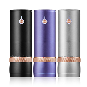 Hot Sale Rechargeable Adjustable Portable <b>Mini</b> One Touch Coffee Bean Automatic Coffee Mill Custom logo - Product Image 1