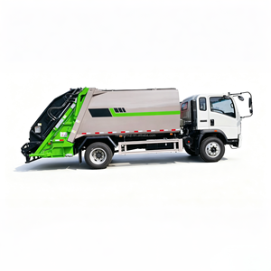 Camion compacteur de déchets diesel 4x2 11 m³ à chargement latéral, transmission manuelle, état neuf, vente directe usine - Product Image 1