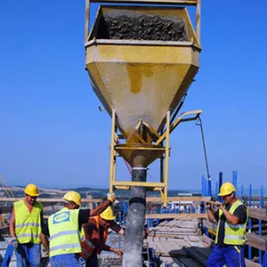 wholesale high quality lower price machinery heavy equipment 3.0 cbm concrete bucket horizontal crane for SMB DG3000 on hot sale