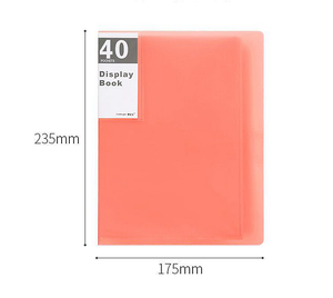 Macaroons A5 dữ liệu trong suốt cuốn sách 40 túi hiển thị cuốn sách - Product Image 3