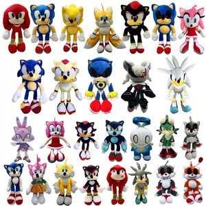 Peluche de <span class=keywords><strong>Sonic</strong></span> grande de 30 cm, éxito de ventas transfronterizo, Mochila de <span class=keywords><strong>Sonic</strong></span> versión Q, éxito de ventas transfronterizo, <span class=keywords><strong>Sonic</strong></span> Shattars - Product Image 1