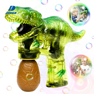 Pistola de <span class=keywords><strong>Burbujas</strong></span> de Dinosaurio - Lanza <span class=keywords><strong>Burbujas</strong></span> con Luz y Sonido, Diversión en Interiores y Exteriores - Idea de Regalo, Actividad para Fiestas - Product Image 1