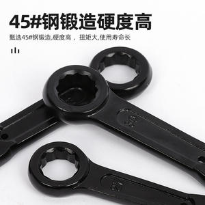 Llave de boca abierta de alta resistencia hecha a medida, métrica, con cabeza de flor de ciruelo, herramienta manual para reparación de automóviles, origen Shandong, compatible con OEM - Product Image 3