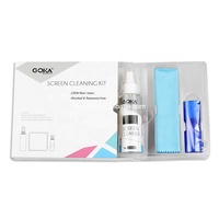 Kit de nettoyage pour ordinateur, nettoyant liquide pour ordinateur portable, spray pour écran LCD, kit de protection d'écran avec brosse pour clavier et chiffon
