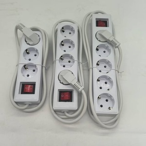 Enchufe de extensión con 5 tomas de corriente de 230V, material ABS de seguridad, regleta de alimentación para uso doméstico - Product Image 2