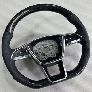 Nouveau volant en fibre de carbone pour Audi <span class=keywords><strong>A6</strong></span>/A7/A8 <span class=keywords><strong>Etron</strong></span> GT, améliorations OE 4N0419091 - Product Image 1