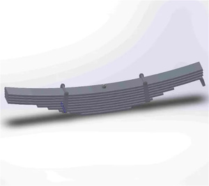 <b>Used</b> Multi 16*90*9 High-Quality Spring Steel Spring Leaf for Trailer Suspension Kits - Product Image 3