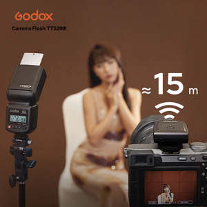 Flash pour <span class=keywords><strong>appareil</strong></span> <span class=keywords><strong>photo</strong></span> Godox TT520III Speedlite avec signal sans fil intégré 433 MHz Déclencheur de flash pour appareils <span class=keywords><strong>photo</strong></span> reflex numériques Canon Nikon Pentax <span class=keywords><strong>Olympus</strong></span> - Product Image 2