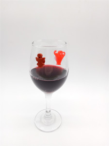 Marcadores de Vasos de Vino de Silicona de Grado Alimenticio, Diseño de Dibujos Animados, Personalizados, Kawaii, OEM, con Servicio de Corte - Product Image 2
