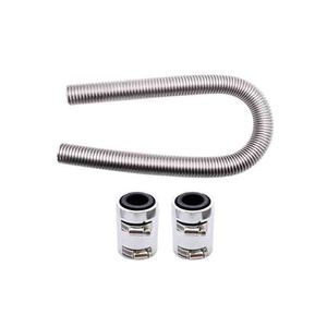 Ricambi Auto e accessori Kit per radiatore in acciaio inossidabile flessibile da 36 "<span class=keywords><strong>cromato</strong></span> con cover Kit carrozzeria - Product Image 1