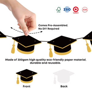 <span class=keywords><strong>Guirnalda</strong></span> de Graduación Xieli con Pancarta para Decoración de Fiestas - Product Image 4