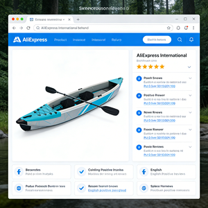 Kayak de Pesca Plegable Directo de Fábrica, Canoa Plegable para Pesca de Adultos, Fácil Transporte y Almacenamiento - Product Image 5