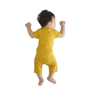 Personalizzazione 2 pezzi pantaloni a maniche corte completi per neonati ragazzo pronto per la spedizione set pigiama casual per bambini