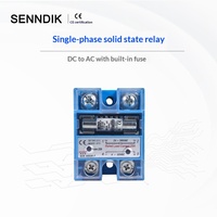 Relais à semi-conducteurs monophasé SENNDIK SDA-60S48-FH, commande CC, sortie CA, fabriqué en Chine continentale