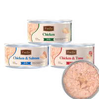 Nourriture humide pour chat à haute teneur en protéines, nourriture en conserve pour chat, enrichie en gélatine de poulet, renforce l'immunité, facile à digérer, production OEM, friandises pour chat, nourriture humide pour animaux de compagnie