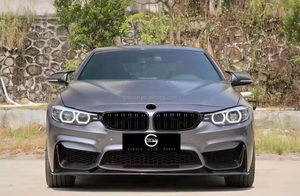 Parachoques Delantero y Trasero F32 M4 para <span class=keywords><strong>BMW</strong></span> Serie 4 <span class=keywords><strong>418i</strong></span> 420i 425d 428i 430i 430d 435i, Kit de Carrocería, Actualización M4, Faldones Laterales - Product Image 2