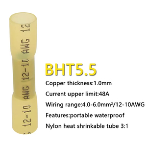 AWG 26-10 0.3-6.0mm2 nhiệt thu nhỏ mông dây kết nối không thấm nước cách điện ô tô dây cáp Uốn thiết bị đầu cuối - Product Image 6