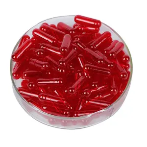 Kích Thước 00 #1 #2 #3 #4 # Halal Màu Sắc Tự Nhiên Trống Rỗng Gelatin Cứng Viên Nang Cho Y Học container