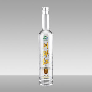 Top fournisseur 750ml rond Long col bouteille en verre <span class=keywords><strong>de</strong></span> haute qualité bouchon à vis d'étanchéité en liège pour whisky Vodka Tequila <span class=keywords><strong>eau</strong></span> <span class=keywords><strong>Fruit</strong></span> Brandy - Product Image 2