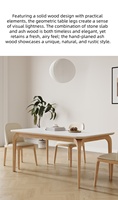 Table à manger en dalle de pierre : style italien, luxe léger, minimaliste, pour petites maisons, table à manger familiale, minimaliste et moderne