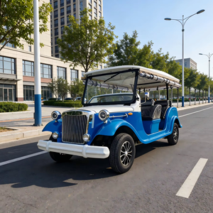 รถบัสไฟฟ้าคลาสสิคย้อนยุค 8 ที่นั่ง สำหรับบริการรับส่งแขกโรงแรม - Product Image 1