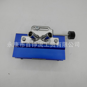 Affûteur de chaîne manuel à manivelle en alliage d'aluminium de type C, outil portable pour affûter les chaînes de tronçonneuses, pour usage domestique et extérieur - Product Image 1