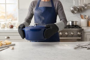 Gants de cuisine en coton Bake Glove, résistants à la chaleur, antidérapants, écologiques, imperméables, pour barbecue, lavables au lave-vaisselle, compatibles four/micro-ondes - Product Image 2