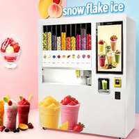 Máquina Expendedora de Helado Suave Popular, Totalmente Automática 24/7, con SDK, Múltiples Métodos de Pago, Acero Inoxidable, Monitoreo Remoto