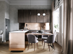 Nhà sản xuất nhà máy nhỏ tủ bếp <span class=keywords><strong>Veneer</strong></span> kết thúc tủ bếp Phụ Kiện Vàng tủ bếp - Product Image 2