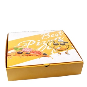 Boîte à pizza en carton ondulé noir de 10, 12, 13, 14, 16, 24 pouces, prix de gros, personnalisable avec logo - Product Image 2