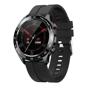 SMA Smart Care R5 Fitness Tracker Round Sport Smart Watch con Smart Watch Android impermeabile con denti blu