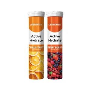 Lifeworth Hydration Sport Eenrgy Supplement Vitamin Elctrolyte Effervescent Tablet Hydration Electrolyte Effervescent