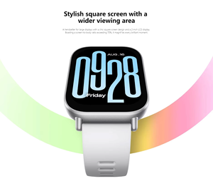 Redmi Watch <span class=keywords><strong>5</strong></span> Reloj inteligente activo <span class=keywords><strong>GPS</strong></span> Rastreador de ejercicios Pantalla AMOLED Control táctil Monitor de ritmo cardíaco a prueba de agua Banda inteligente - Product Image 6