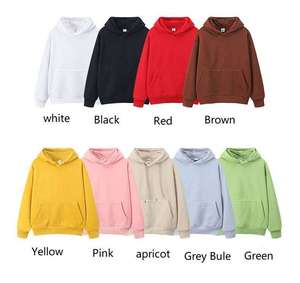 Unisex Biểu Tượng Tùy Chỉnh Áo Người Đàn Ông Của Đường Phố Mặc Màu Rắn Dệt Kim Quần Áo Bán Buôn Tùy Chỉnh Hoodies - Product Image 3